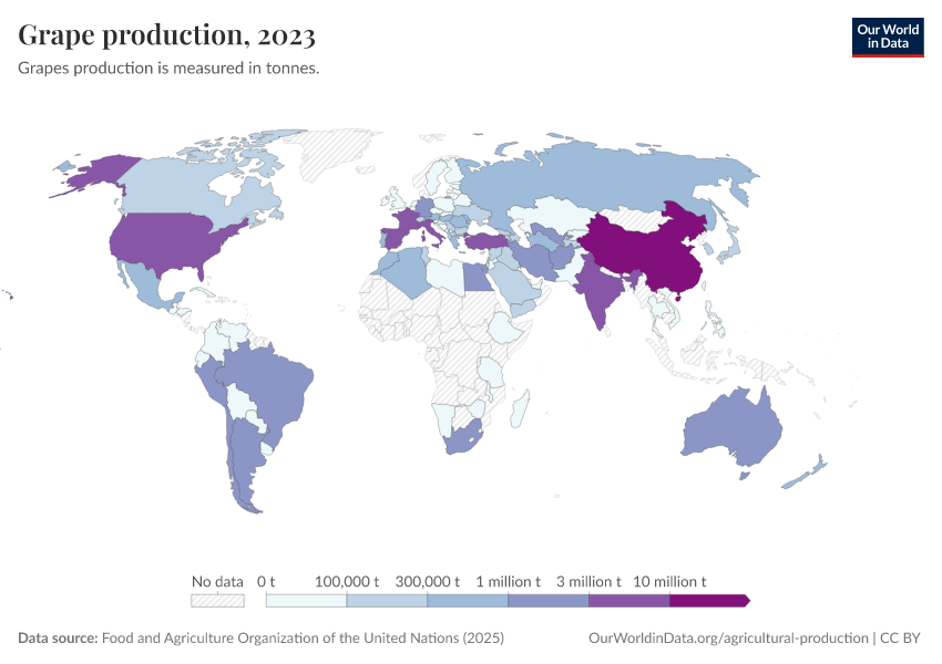 A thumbnail of the "Grape production" chart