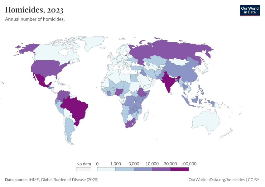 A thumbnail of the "Homicides" chart